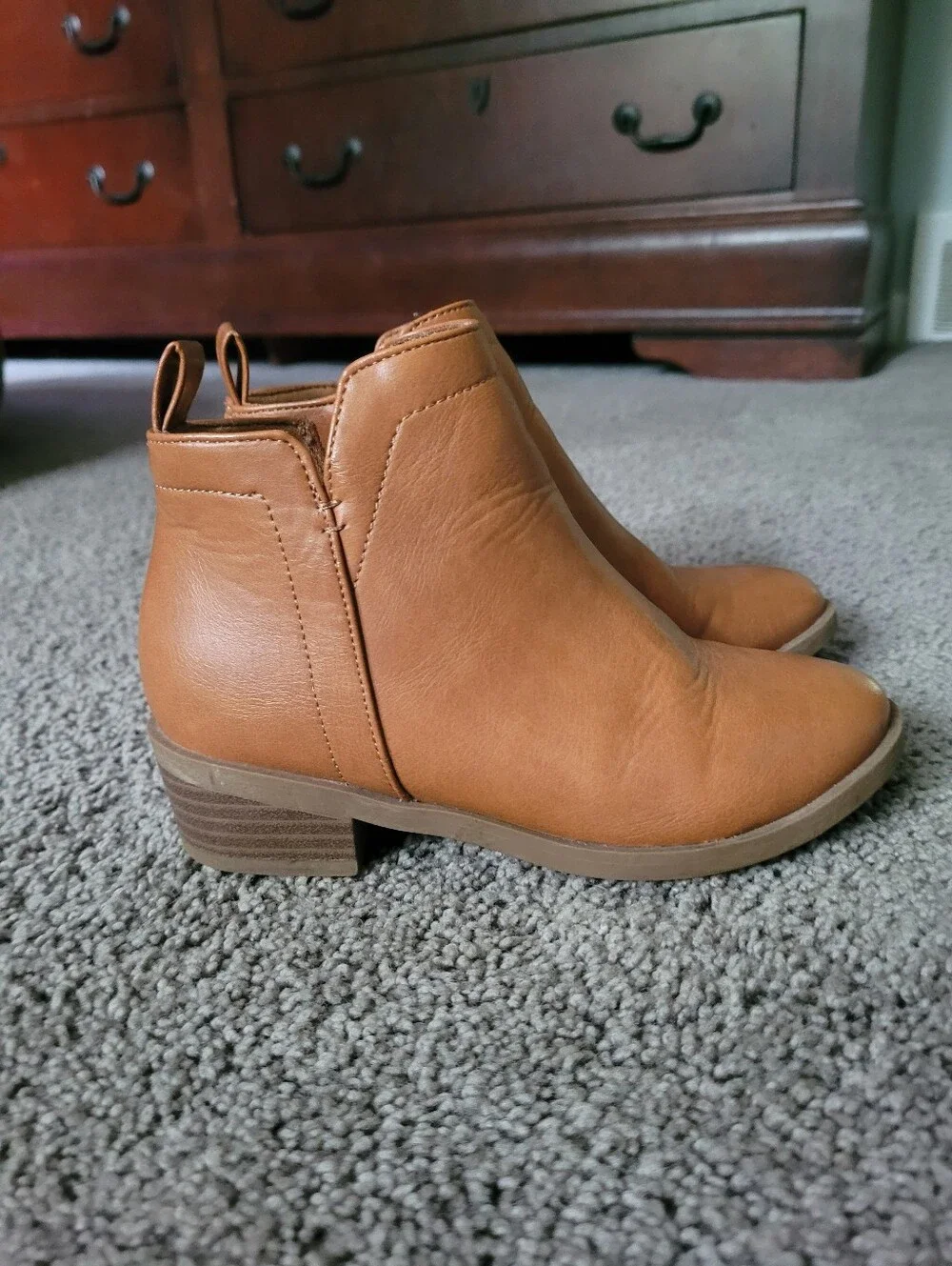 Wonder Nation Cognac ANKLE Boots
